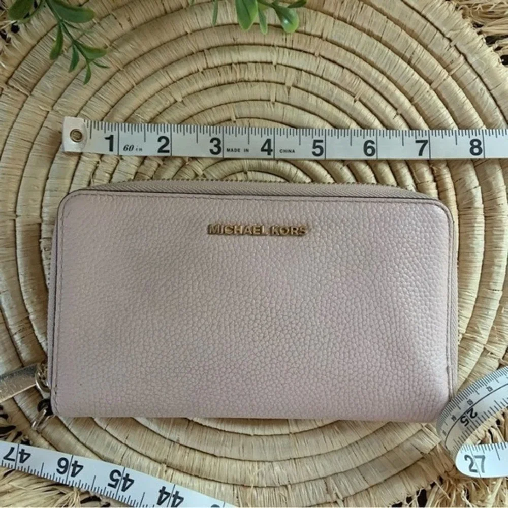 MICHAEL KORS Jet Set Travel Large Flat Multifunctional Phone Case Leather Wallet